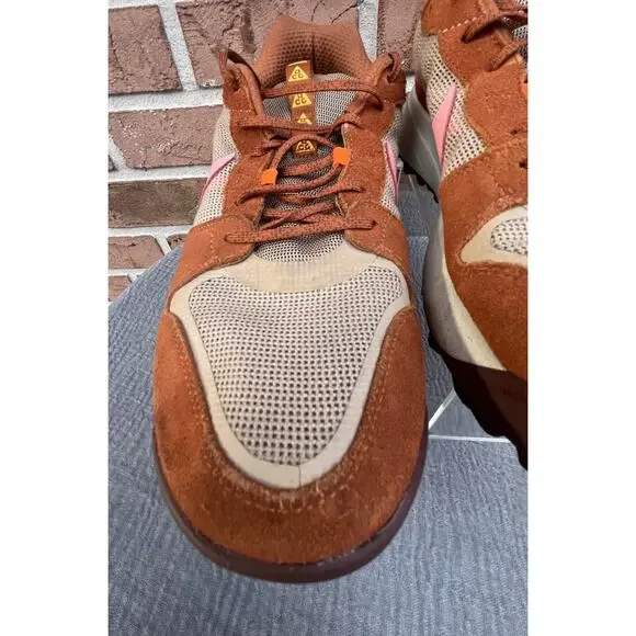 Men's Nike ACG Lowcate Dark Russet Trail Athletic Sneaker Size 14